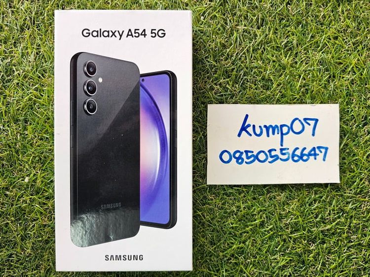 ขาย Samsung Galaxy A54 5G สีดำ Awesome Graphite RAM 8 ROM 128 สภาพใหม่ ครบกล่อง ประกันยาว 7900 บาท ครับ