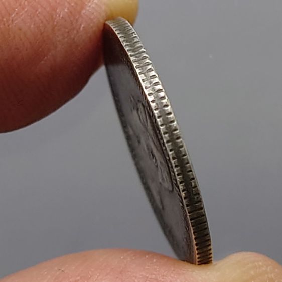 เหรียญเงิน สลึงหนึ่ง พระบรมรูป-ตราแผ่นดิน ร.ศ.126 ปีหายาก รัชกาลที่ 5 ผ่านใช้สวย รูปที่ 6