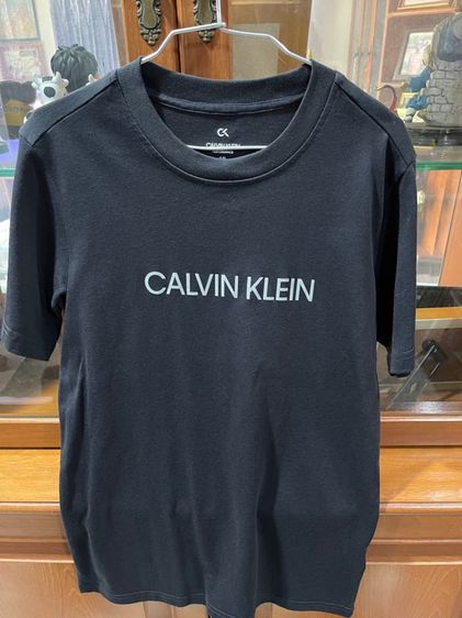 Calvin Klein เสื้อทีเชิ้ต S ดำ แขนสั้น เสื้อยืด ck