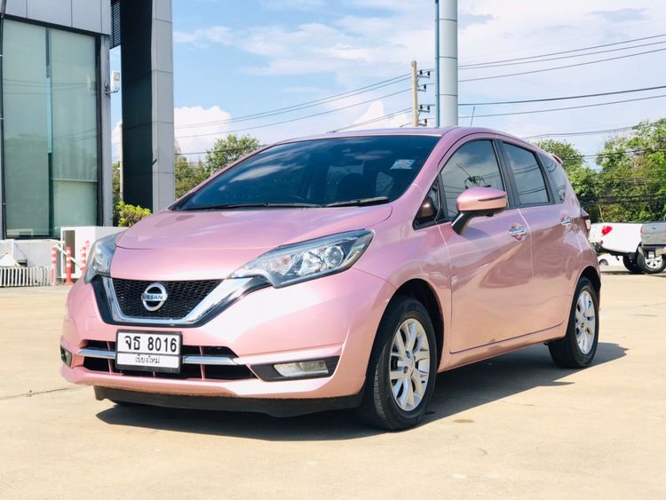 Nissan Note 2019 1.2 VL Sedan เบนซิน ไม่ติดแก๊ส เกียร์อัตโนมัติ ชมพู รูปที่ 2