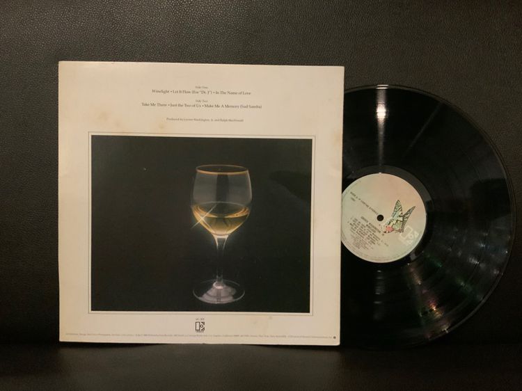 ขายแผ่นเสียงฟิวชั่นแจ๊สยอดฮิตตลอดกาล fusion Jazz LP รางวัลแกรมมี่อวอร์ด บันทึกเยี่ยม Grover Washington Jr. Winelight 1980 Japan ส่งฟรี รูปที่ 3