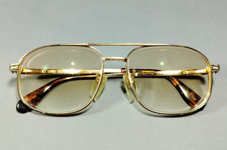 แว่นตาวินเทจ louis century  ทอง 18k dec lc-563 glasses รูปที่ 2