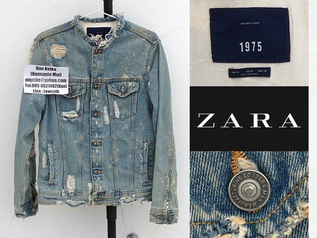 เสื้อแจ็คเก็ตยีนส์ Zara รูปที่ 1