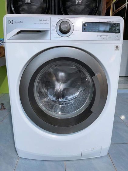 Electrolux เครื่องซักผ้าอบผ้า เครื่องซักพร้อมอบแห้ง 9อบ6 กิโลกรัม สภาพสวย พร้อมใช้งาน ระบบอินวอเตอร์