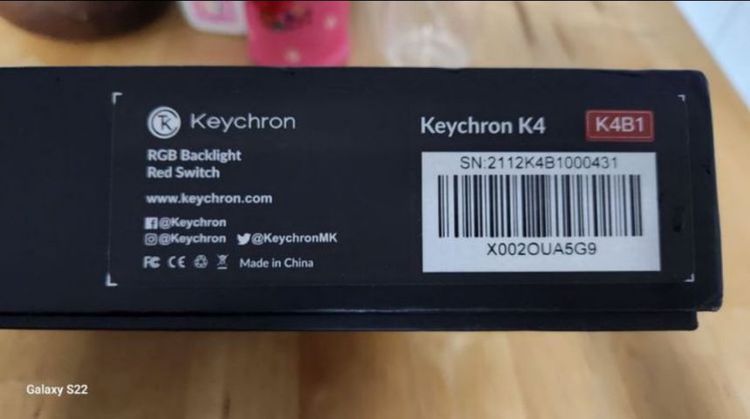 ขาย keyboard keychron k4 rgb รูปที่ 1