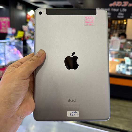 iPad mini4 128GB ใส่ซิม(CellularและWiFi) สีดำ โมเดลJ สภาพสวยมาก เครื่องใช้งานดีเยี่ยม🔥🔥 รูปที่ 2
