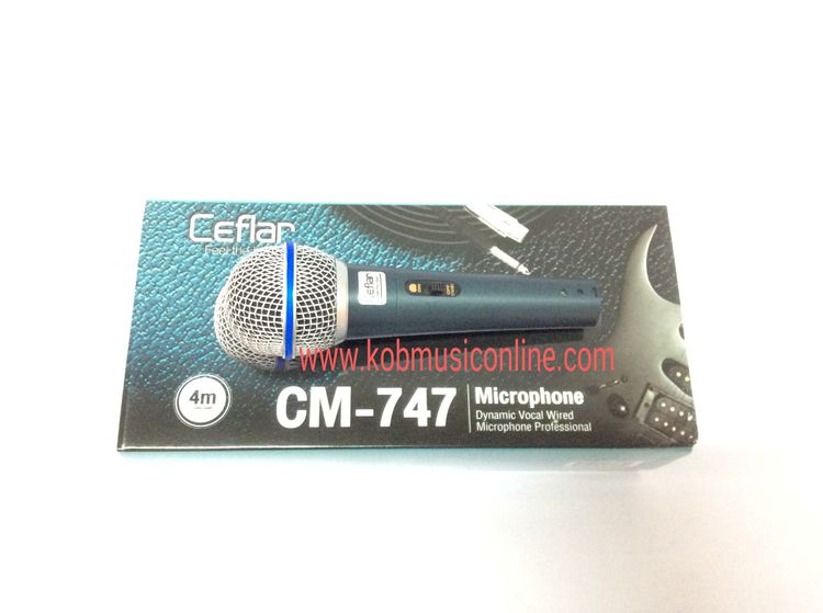 ไมโครโฟน ยี่ห้อ Ceflar รุ่น CM747 สินค้าใหม่ ราคา 490 บาท  รูปที่ 5
