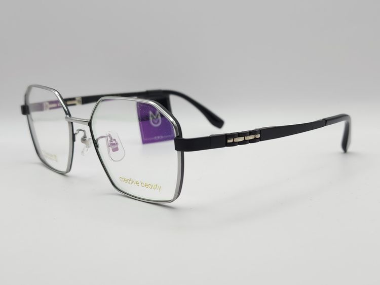 👓 Creative Beauty Titanium IP Frame กรอบแว่น ไทเทเนี่ยม แว่นตา แว่นวินเทจ รูปที่ 4
