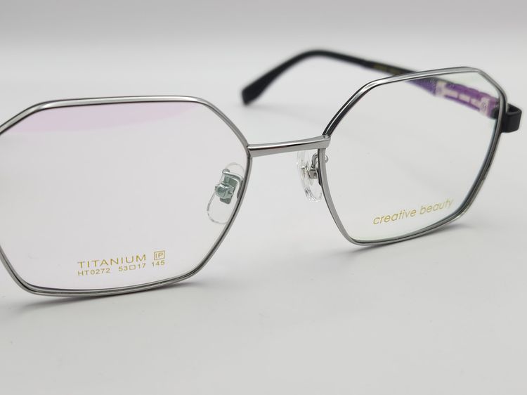 👓 Creative Beauty Titanium IP Frame กรอบแว่น ไทเทเนี่ยม แว่นตา แว่นวินเทจ รูปที่ 7