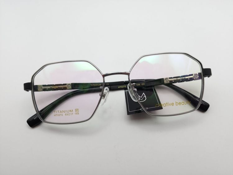 👓 Creative Beauty Titanium IP Frame กรอบแว่น ไทเทเนี่ยม แว่นตา แว่นวินเทจ รูปที่ 1