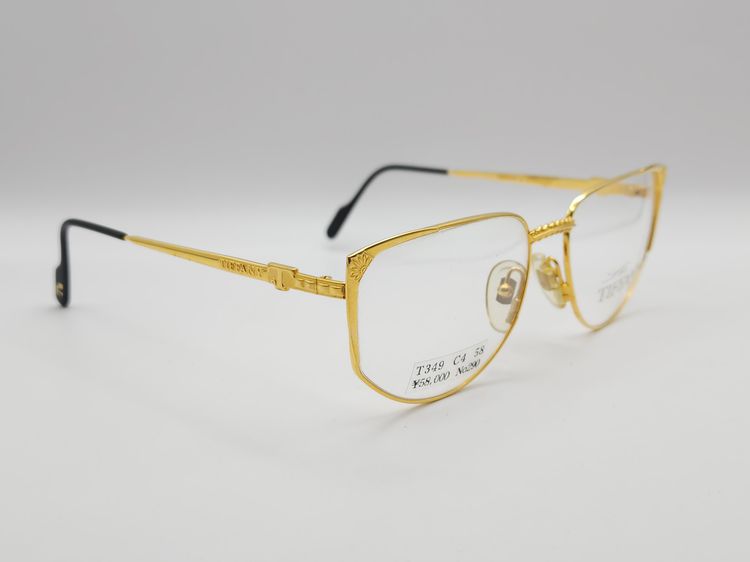 👓 Tiffany Lunettes T349 23K Gold Plated NOS Frame แว่นวินเทจ กรอบแว่น กรอบแว่นตา งานเก่า ทิฟฟานี่ รูปที่ 3