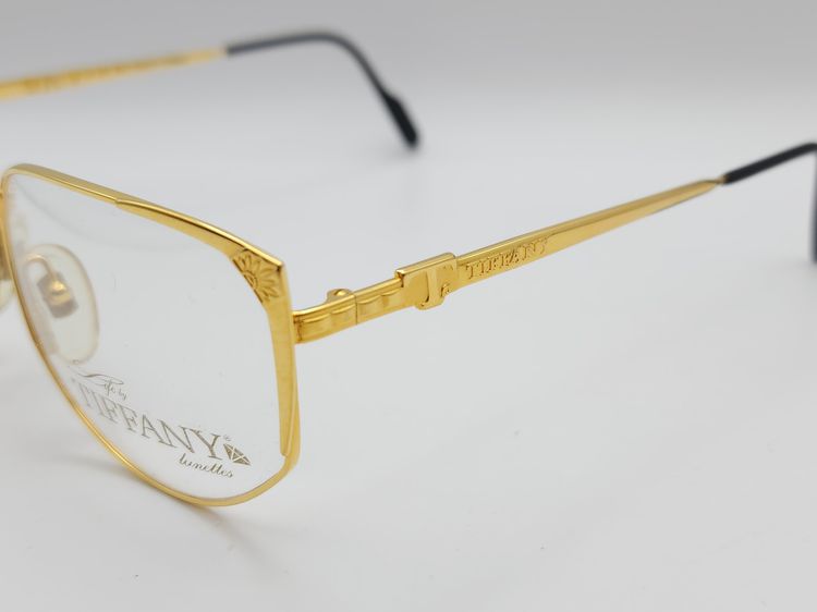 👓 Tiffany Lunettes T349 23K Gold Plated NOS Frame แว่นวินเทจ กรอบแว่น กรอบแว่นตา งานเก่า ทิฟฟานี่ รูปที่ 5