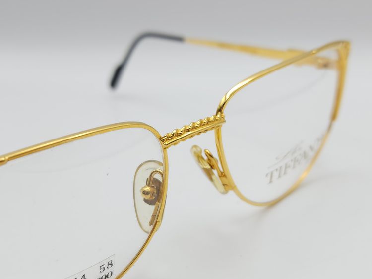 👓 Tiffany Lunettes T349 23K Gold Plated NOS Frame แว่นวินเทจ กรอบแว่น กรอบแว่นตา งานเก่า ทิฟฟานี่ รูปที่ 7