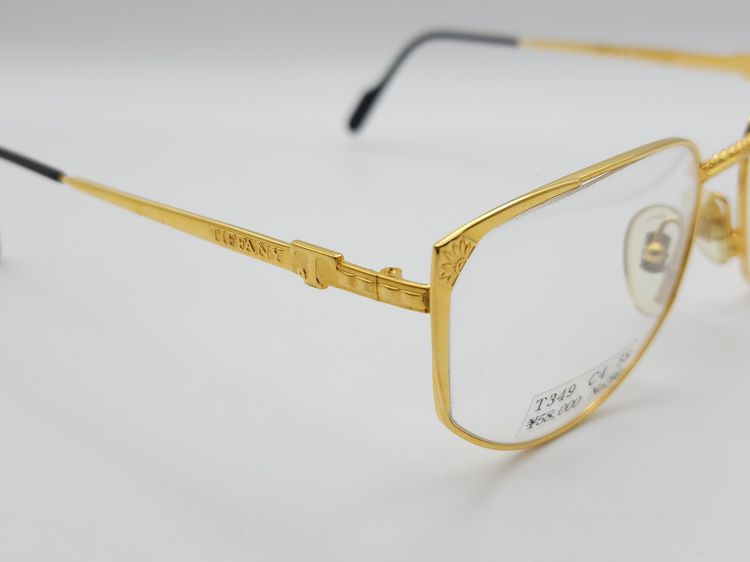 👓 Tiffany Lunettes T349 23K Gold Plated NOS Frame แว่นวินเทจ กรอบแว่น กรอบแว่นตา งานเก่า ทิฟฟานี่ รูปที่ 6