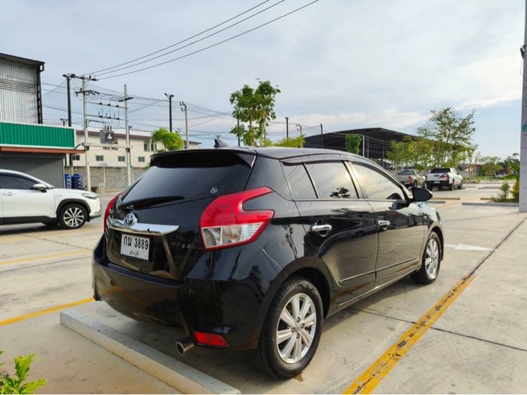 Toyota Yaris 2014 1.2 J เบนซิน ไม่ติดแก๊ส เกียร์อัตโนมัติ ดำ รูปที่ 4