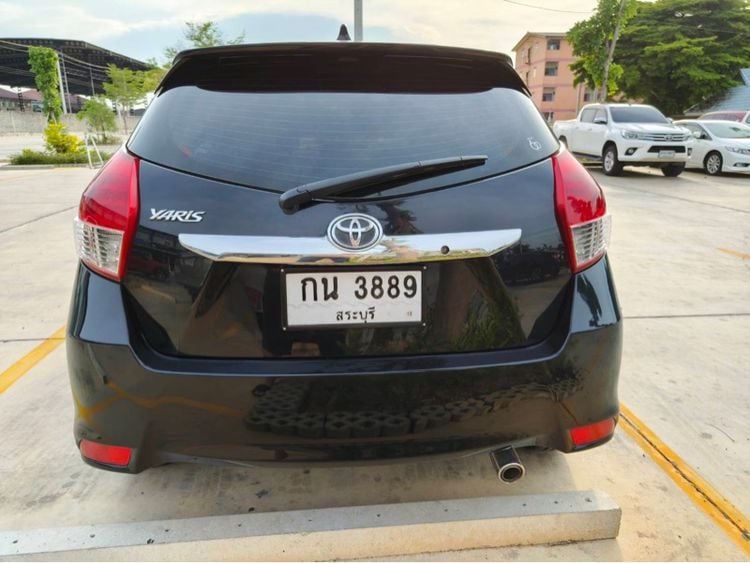 Toyota Yaris 2014 1.2 J เบนซิน ไม่ติดแก๊ส เกียร์อัตโนมัติ ดำ รูปที่ 2