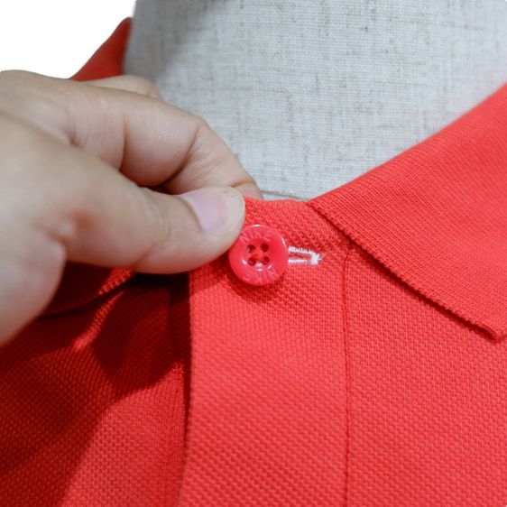 NIKE เสื้อแขนสั้น เสื้อโปโล เสื้อคอปก ผ้า ไม่หนา ใส่สบาย ระบายอากาศได้ดี (สีแดง)▫️รหัสสินค้า NP-1 รูปที่ 4