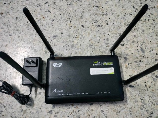 ais fiber mesh wifi6 ax3000 f6107a มือสองใช้งานได้ปกติ