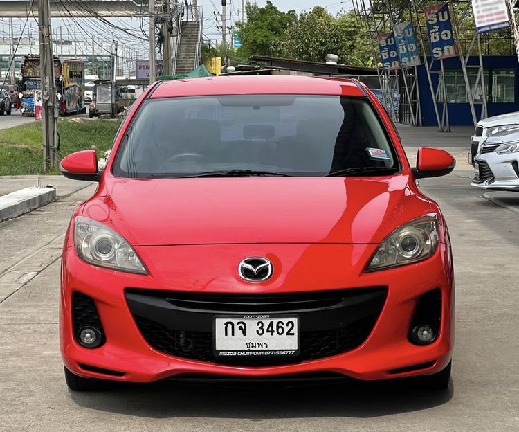 Mazda Mazda3 2013 1.6 Spirit Sports Sedan เบนซิน ไม่ติดแก๊ส เกียร์อัตโนมัติ แดง รูปที่ 3