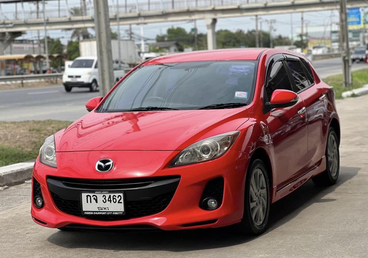Mazda Mazda3 2013 1.6 Spirit Sports Sedan เบนซิน ไม่ติดแก๊ส เกียร์อัตโนมัติ แดง รูปที่ 2