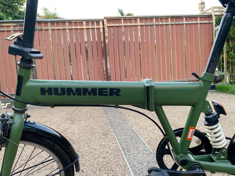 ขายจักรยานพับ ยี่ห้อ HUMMER ล้อ 20 เหล็กแข็งแกร่งสีเขียว รูปที่ 4