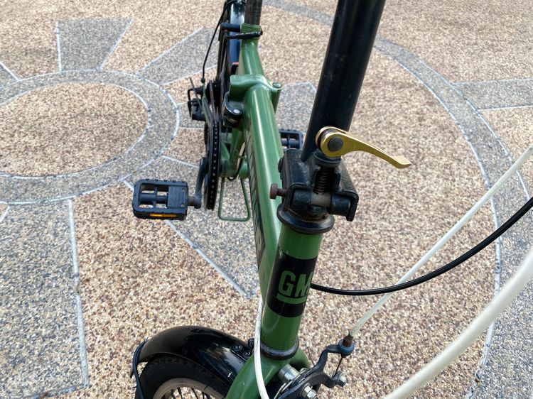 ขายจักรยานพับ ยี่ห้อ HUMMER ล้อ 20 เหล็กแข็งแกร่งสีเขียว รูปที่ 5