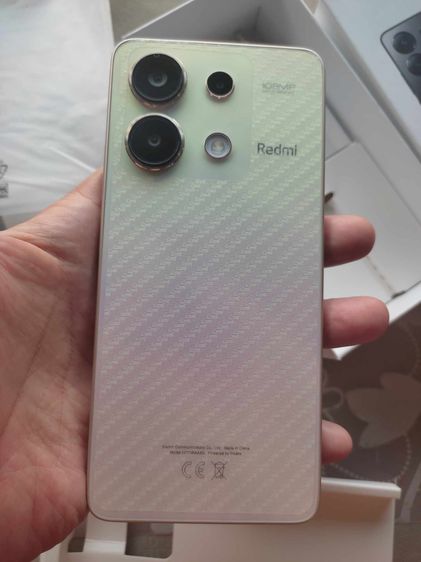 Redmi Note 13 Ram 6 Rom 128 สีขาวมุก สภาพเหมือนใหม่ไม่ผ่านการใช้ ประกันศูนย์เยอะ รูปที่ 3
