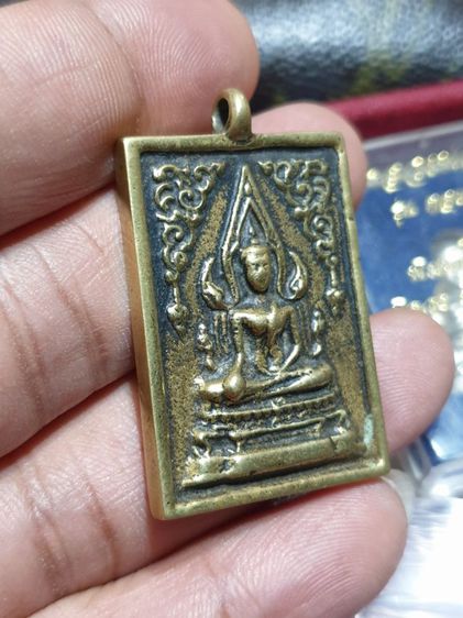 เหรียญหล่อพระพุทธชินราช ไม่ทราบวัดและปีที่ออก สภาพเก่า รูปที่ 5