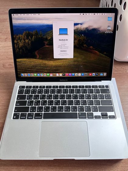 Macbook Air M1 13นิ้ว 8GB ความจุ256GB อุปกรณ์ครบสภาพสวย รูปที่ 3