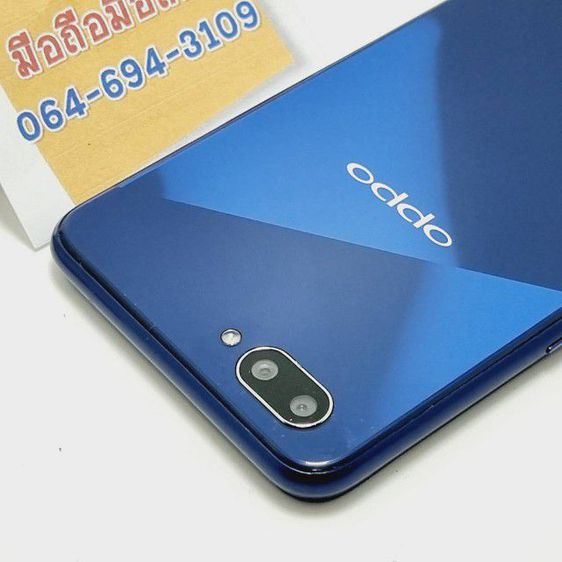 Oppo A3S 128GB สีน้ำเงิน มือสองสภาพสวย ใข้งานได้ปกติ รูปที่ 3