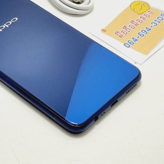 Oppo A3S 128GB สีน้ำเงิน มือสองสภาพสวย ใข้งานได้ปกติ รูปที่ 4