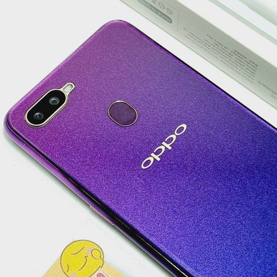 Oppo F9 Pro 256GB สีม่วงมือสองสภาพสวย ใช้งานได้ปกติ รูปที่ 7