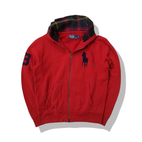 Polo Ralph Lauren Red Hooded Jacket รอบอก 42”