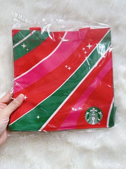 กระเป๋าคริสมาสต์ Starbucks ของแท้ของใหม่ รูปที่ 1