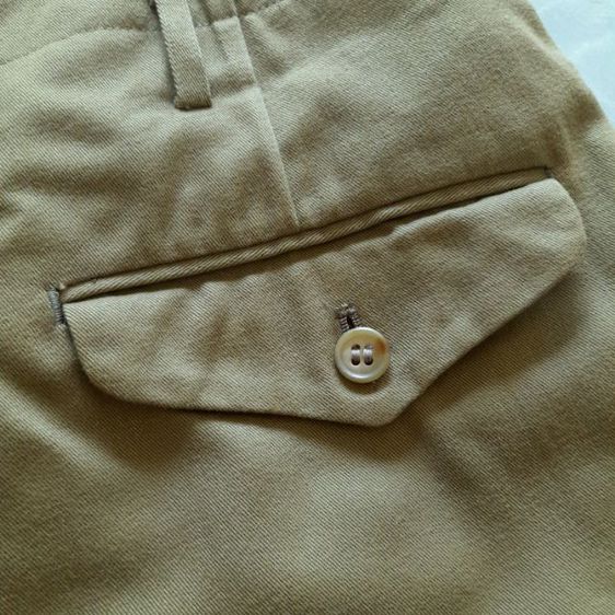 ❌ขายแล้ว❌TENMAYA 
by Kensai yamamoto
50s style khaki trousers w36
Made in Okayama
🎌🎌🎌 รูปที่ 9
