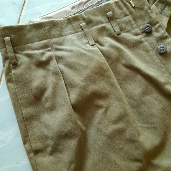 ❌ขายแล้ว❌TENMAYA 
by Kensai yamamoto
50s style khaki trousers w36
Made in Okayama
🎌🎌🎌 รูปที่ 4