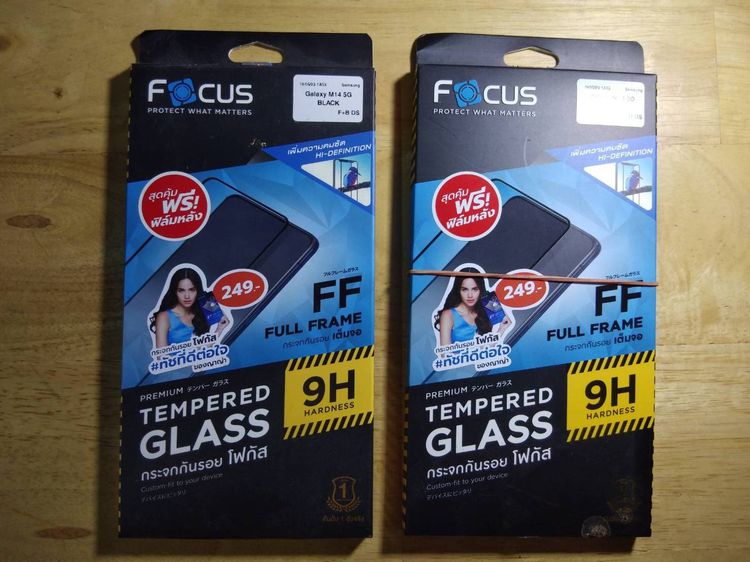 case ใส KINGKONG Samsung ขอบข้างนิ่มข้างหลังแข็ง และ ฟิล์มกระจกกันรอยเต็มจอ FOCUS หน้าจอ 6.6 นิ้ว รุ่น A14-5g-M14 5g-A34 5g ของใหม่ไม่ได้ใช้ รูปที่ 2