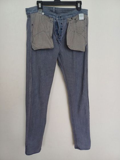 Rag and Bone New York Standard Issue Grey Color Jeans Size 33  Fit 2 Slim Leg รูปที่ 4
