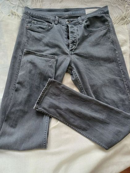 Rag and Bone New York Standard Issue Grey Color Jeans Size 33  Fit 2 Slim Leg รูปที่ 16