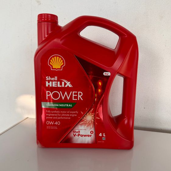 น้ำมันเครื่อง Shell Helix Power 0W-40 ปริมาตร 4 ลิตร