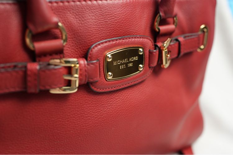 กระเป๋า Michael Kors Hamilton Leather Tote Bag รูปที่ 2