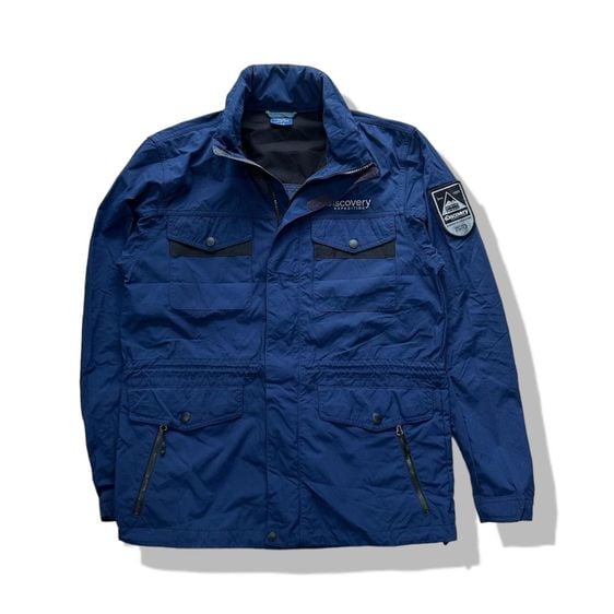 Discovery Expedition Navy Blues Hooded Jacket รอบอก 42”