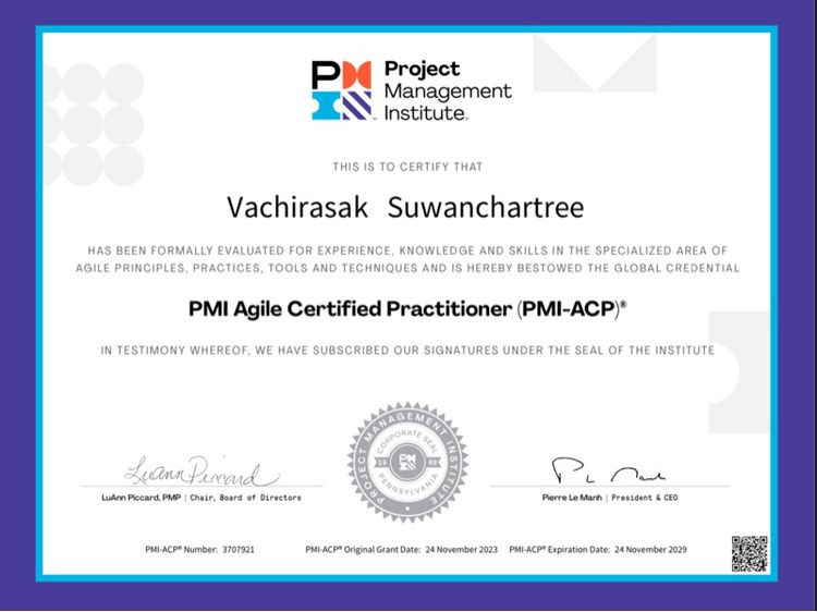 อบรม Agile Certificate PMI-ACP รูปที่ 2