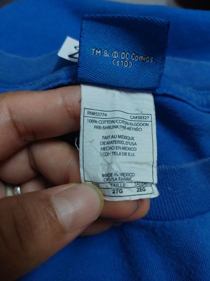 เสื้อนเทจ งานป้าย made in mexico อก25ยาว30  คอหนาๆ ไม่มีขาดรู สนใจทักมาคับ ส่งฟรี รูปที่ 4