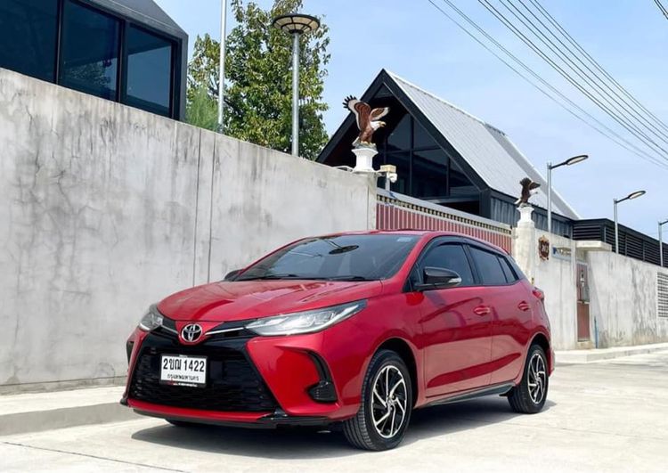 Toyota Yaris 2021 1.2 Sport Sedan เบนซิน ไม่ติดแก๊ส เกียร์อัตโนมัติ แดง รูปที่ 2