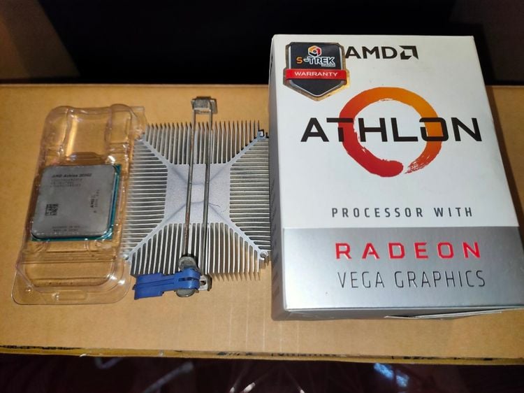 CPU Athlon 200GE with Radeon Vega 3 Graphics (ซีพียู) AMD AM4 