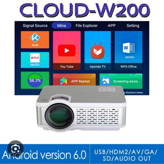 CLOUD-w200 PROJECTOR รูปที่ 1