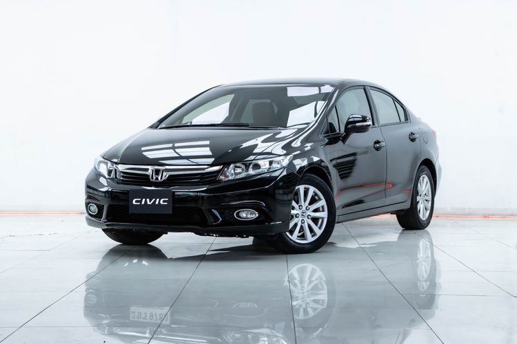 Honda Civic 2014 1.8 E i-VTEC Sedan เบนซิน ไม่ติดแก๊ส เกียร์อัตโนมัติ ดำ รูปที่ 4