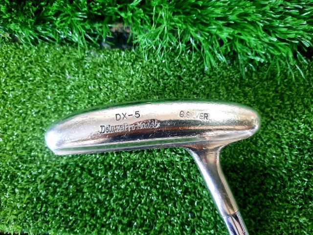 ขอขายไม้กอล์ฟ putter hand made DX-5 deluxe pro Model G.silver vintage มือขวาเป็นหัวทำด้วยเงินแท้ทั้งหัวขนาดความยาว 34 นิ้ว. รูปที่ 2