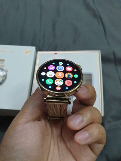 HUAWEI WATCH GT4 41MM สี Light gold ( Gold Milanese Strap) รูปที่ 6